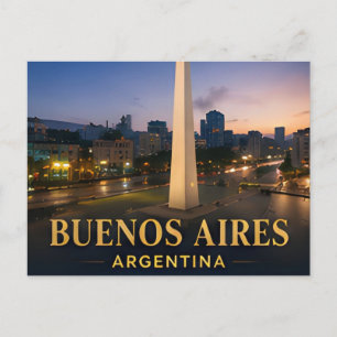 Carte Postale ✈️ Buenos Aires Argentine Cadeau de Voyage 🌆