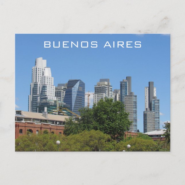 Carte Postale buenos aires skyline moderne (Devant)