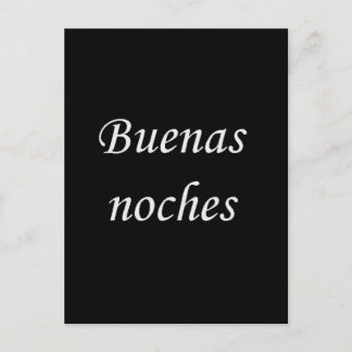 CARTE POSTALE BUENOS NOCHES GOODNIGHT LANGUAGE ESPAGNOL SOUHAITE
