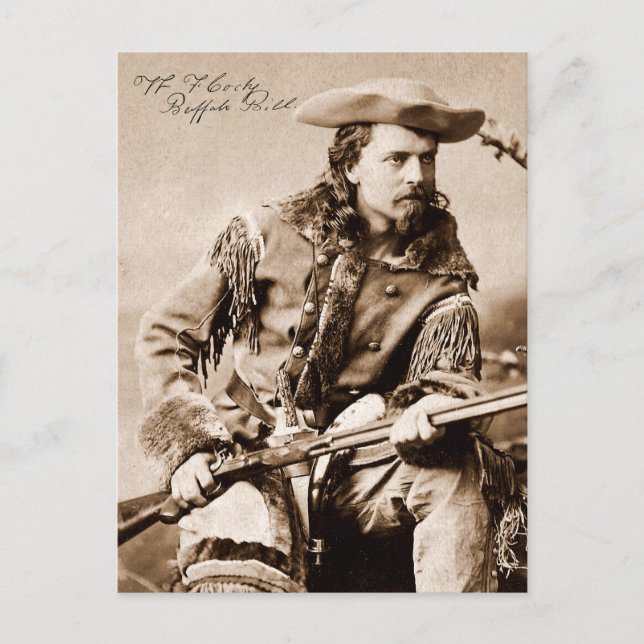 Carte postale Buffalo Bill (Devant)