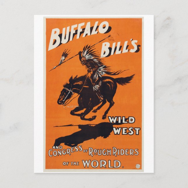 Carte Postale Buffalo Bill's Wild West (Devant)