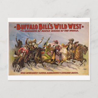 Carte Postale Buffalo Bills Wild West Show