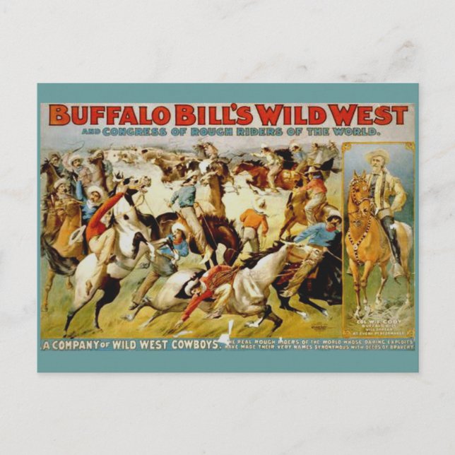 Carte Postale Buffalo Bill's Wild West Show (Devant)