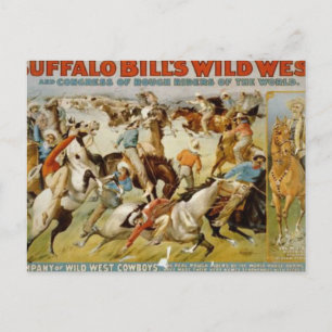 Carte Postale Buffalo Bill's Wild West Show