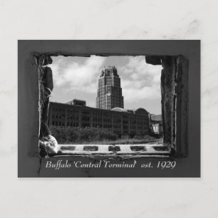 Carte Postale Buffalo 'Central Terminal' est. 1929