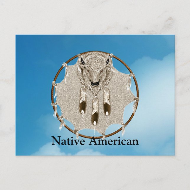Carte postale Buffalo Dreamcatcher (Devant)
