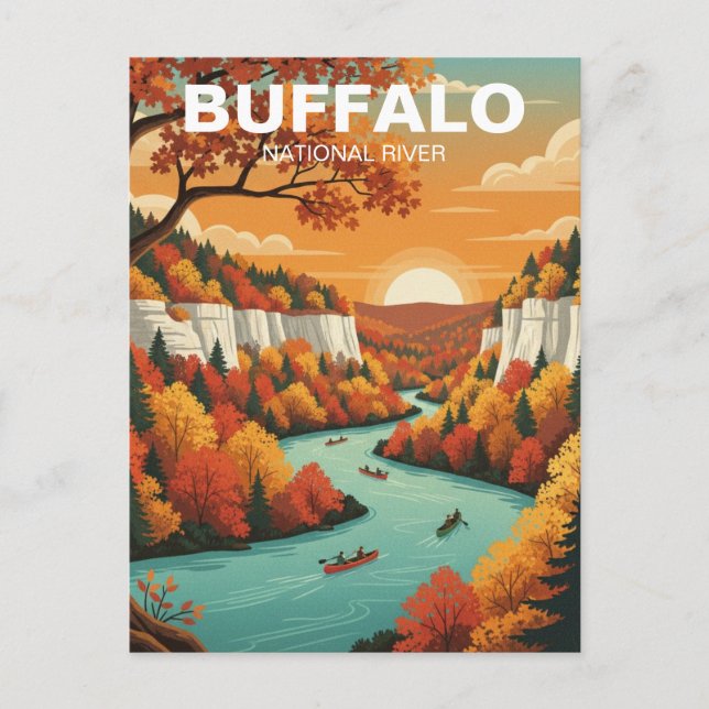 Carte Postale Buffalo National River Arkansas (Devant)