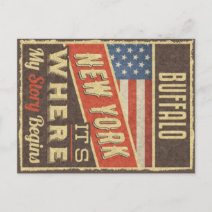 Carte Postale Buffalo New York