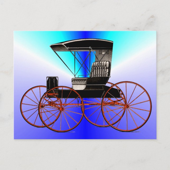 Carte Postale Buggies et transports (Devant)