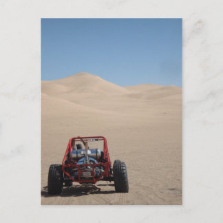 Carte Postale Buggy Dune dans le sable