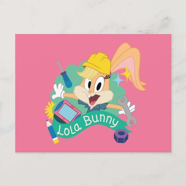 Carte Postale BUGS BUNNY BUILDERS™| Graphisme du personnage Lola (Devant)