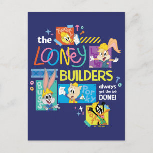 Carte Postale BUGS BUNNY BUILDERS™  Le Collage des Looney Builde