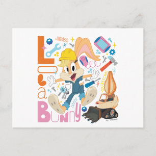Carte Postale BUGS BUNNY BUILDERS™  Lola Bunny Outils de Travail