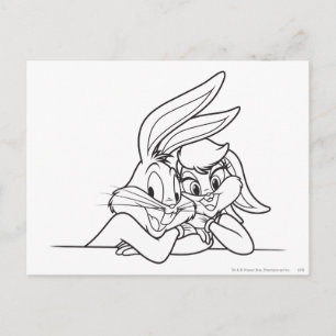 Carte Postale BUGS BUNNY™ et Lola Bunny 3
