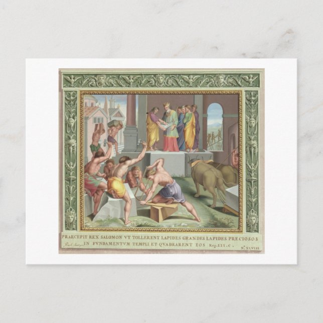 Carte Postale Building The Temple of Solomon, illustration from (Devant)