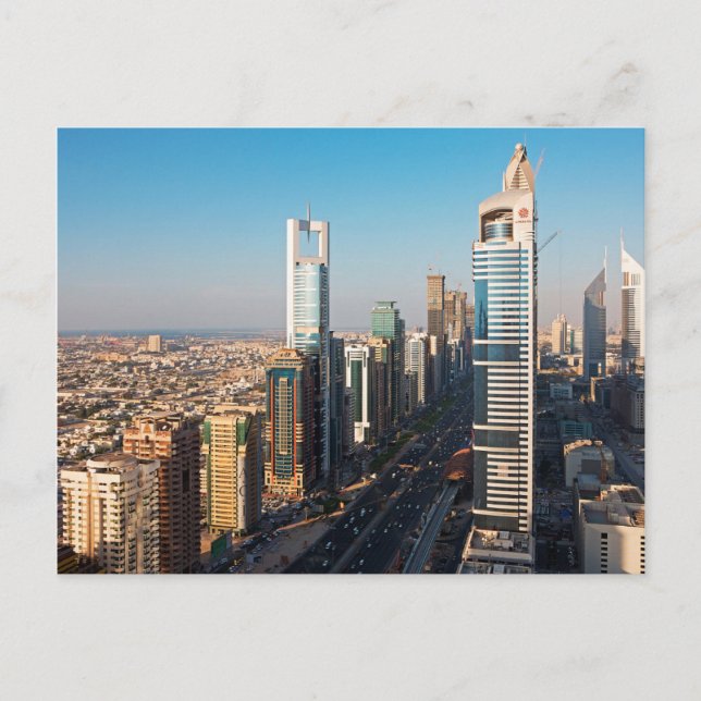 Carte Postale Buildings Along Sheikh Zayed Road, Dubai (Devant)