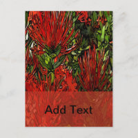 Buisson de feu rouge orange vibrant