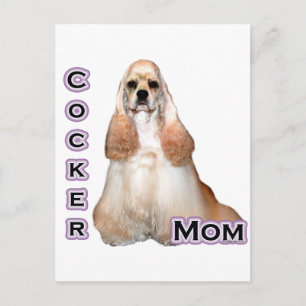 Carte Postale Buker Spaniel Maman; Cocker Spaniel Maman