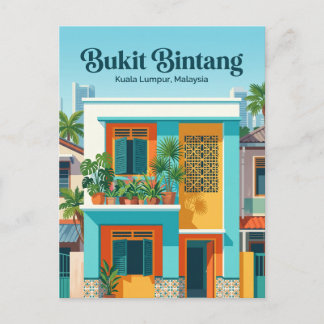 Carte Postale Bukit Bintang Malaisie