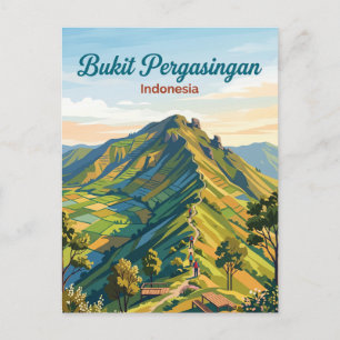 Carte Postale Bukit Pergasingan Indonésie