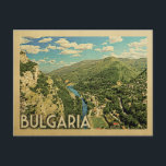 Carte Postale Bulgarie Allemagne Vintage voyage<br><div class="desc">Bulgarie L'Allemagne design dans le style Vintage voyage avec une vue magnifique sur le pays avec montagnes et rivière.</div>
