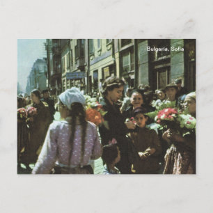 Carte Postale Bulgarie, scène de rue Sofia