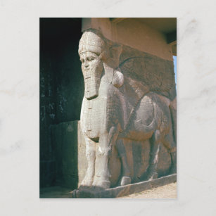 Carte Postale Bull ailé à tête humaine, période néo-assyrienne