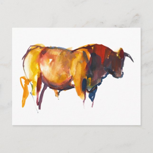Carte Postale Bull Sunset 2010 (Devant)