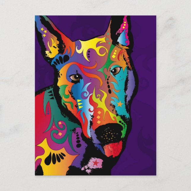 Carte Postale Bull Terrier (Devant)