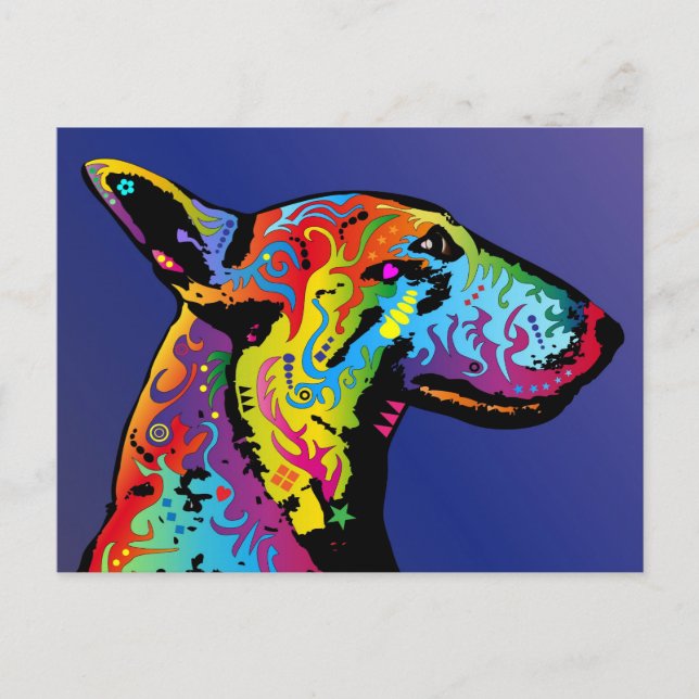 Carte Postale Bull Terrier (Devant)