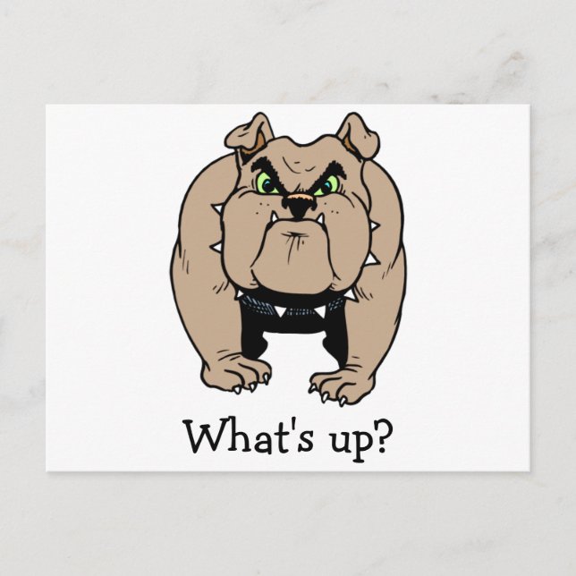 Carte postale Bulldog (Devant)