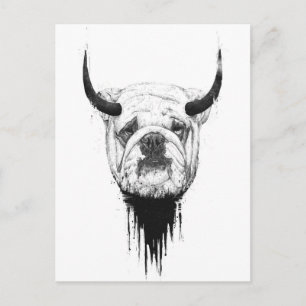 Carte Postale Bulldog