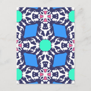 Carte Postale Bulldog Abstraction