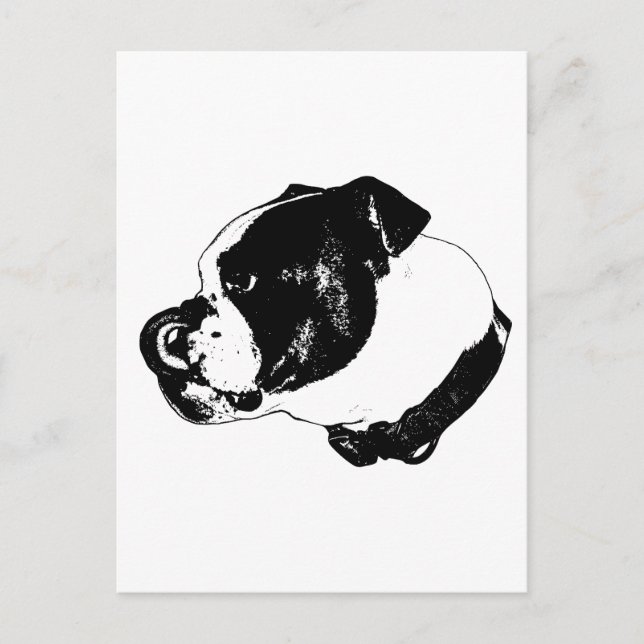 Carte postale Bulldog Bold (Devant)