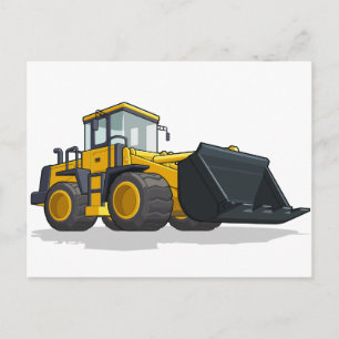 Carte Postale Bulldozer