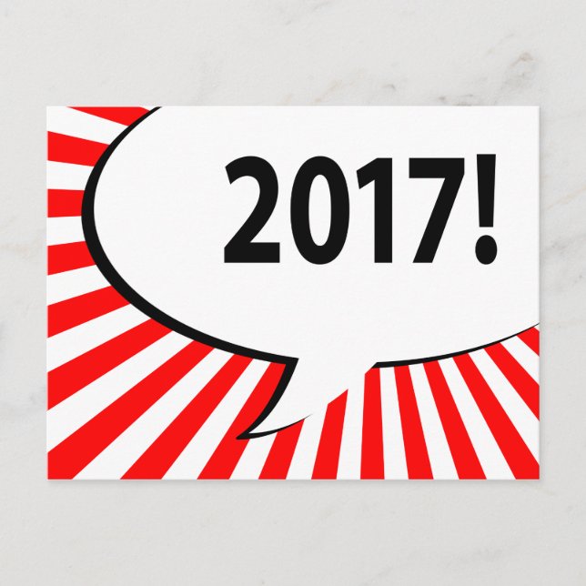 Carte Postale Bulle comique 2017 (Devant)