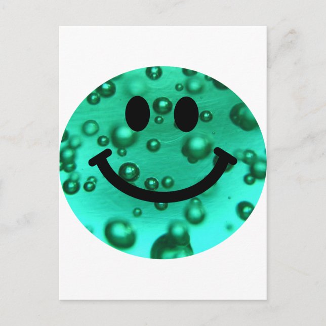 Carte Postale Bulles d'eau (Devant)