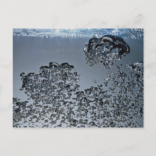 Carte Postale Bulles d'eau stimulantes (Devant)