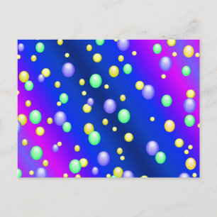 Carte Postale Bulles flottantes