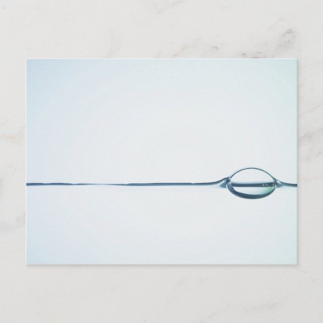 Carte Postale Bulles sur la surface de l'eau (Devant)