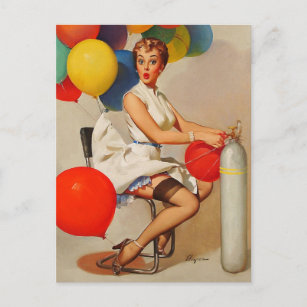 Cartes De Vœux Pin Up Vintage Zazzle Fr