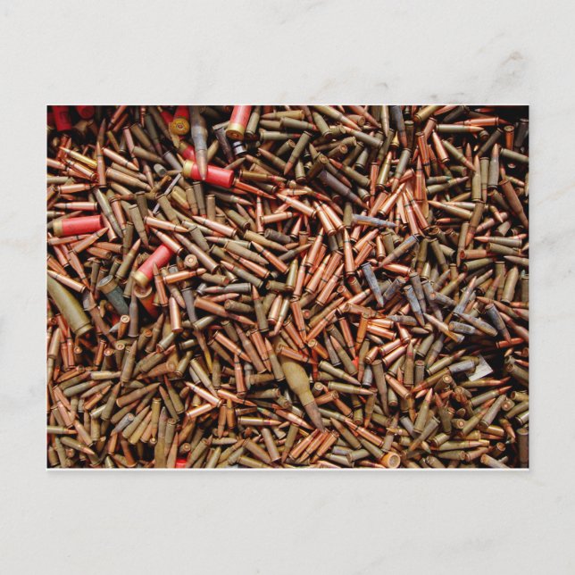 Carte Postale Bullets, munitions (Devant)