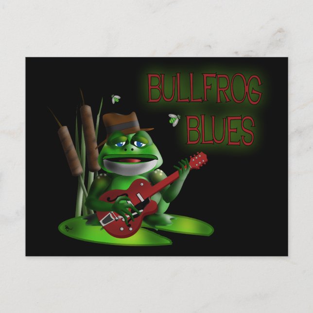Carte Postale Bullfrog Blues (Devant)