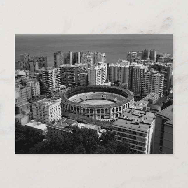 Carte Postale Bullring à Malaga (Devant)