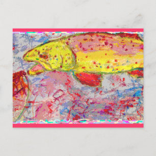 Carte Postale Bum à truites