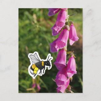 Carte Postale Bumblebee (color)