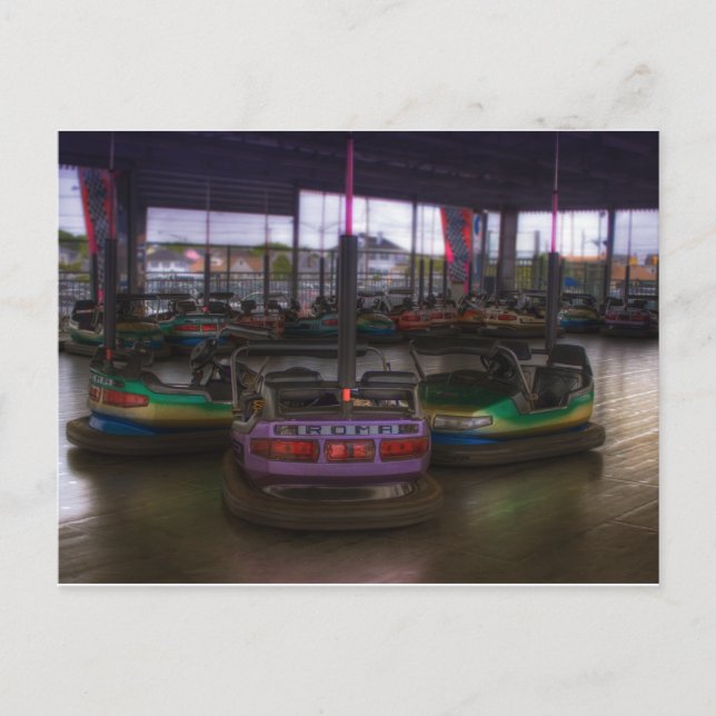 Carte postale "Bumper Cars" (Devant)
