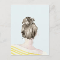 Bun de noeud de cheveux Brown