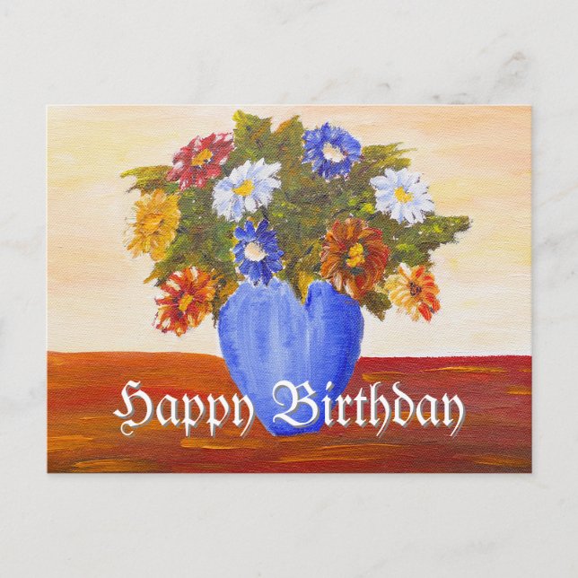 Carte Postale Bunch de fleurs (Devant)