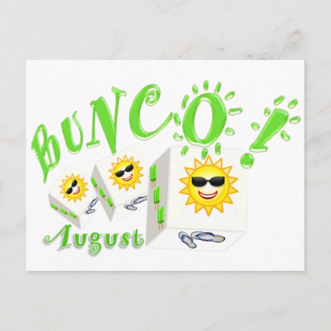 Carte Postale Bunco August (Devant)